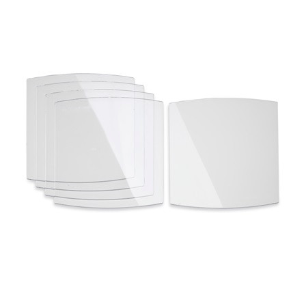 Miller 216326 Front Lens Cover | Polycarbonate | Clear | 4 11/16" X 5 5/8" Size | Sold by Pack of 5