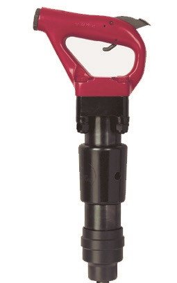 Chicago Pneumatic CP 4130 4H D-Handle Chipping Hammer | 1,500 BPM | 4" Stroke | 0.580" Hexagonal Chuck | Outside Trigger