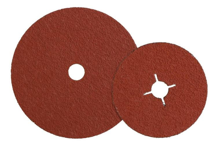 Walter Surface Technologies 15A723 XTRACUT QUICK-CHANGE Sanding Disc | 5/8"-11 Arbor Hole | 7" Diameter | Ceramic 36+ Grit | Sold by Box of 25