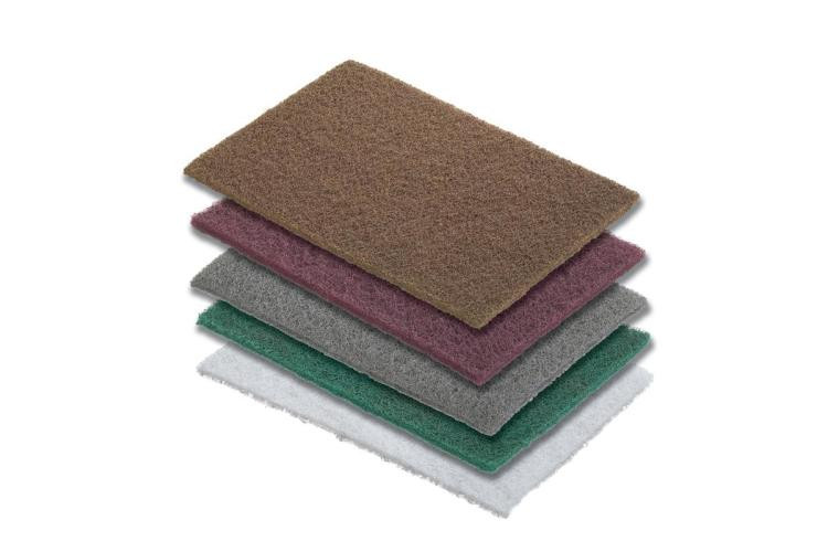 Walter Surface Technologies 07A300 BLENDEX Hand Pad | 6" x 9" Size | Aluminum Oxide | Tan | Sold by Box of 60