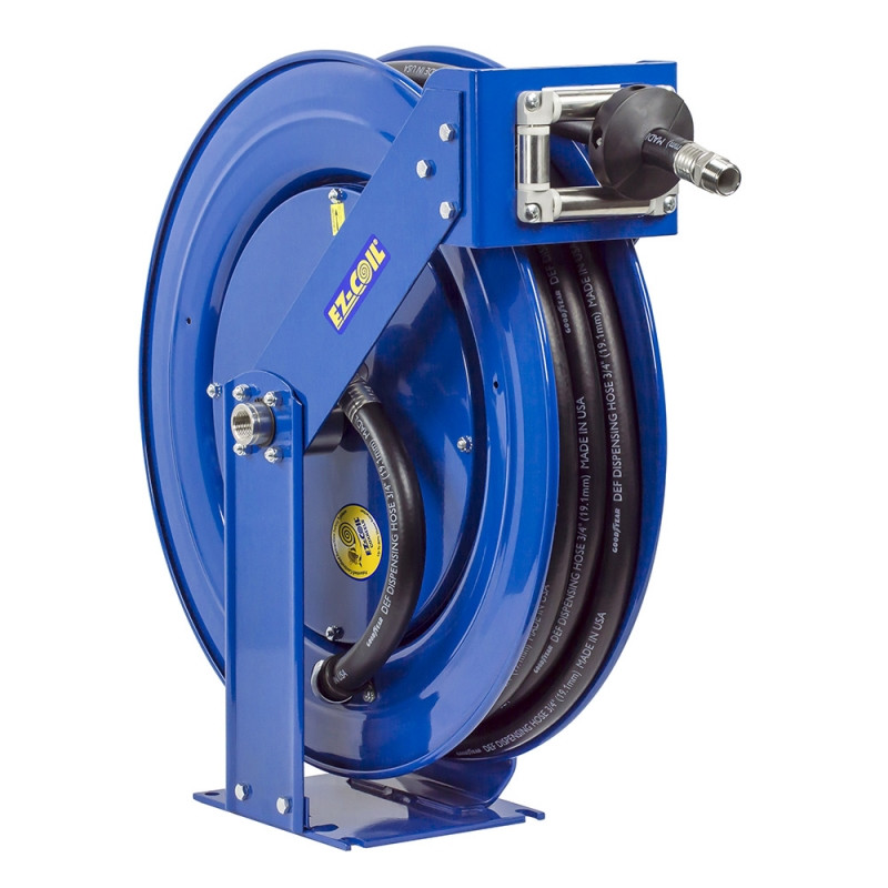 Coxreels EZ-TSH-550-DF-BBX DEF Supreme Duty Spring Rewind Hose Reel | EZ-T-DEF Series | 3/4" Hose Diameter | 50' Hose Length | 300 Max PSI
