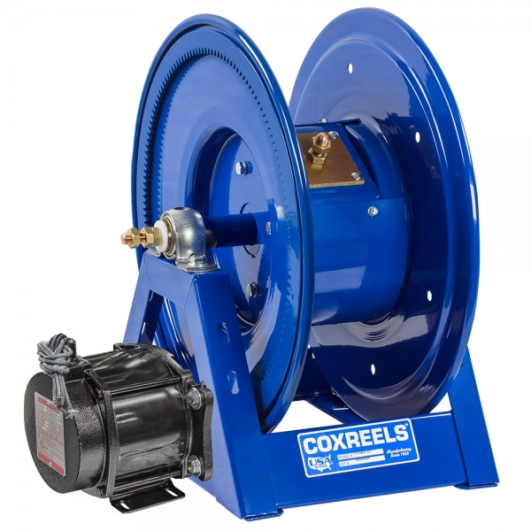 Coxreels 1125WCL-12-ED 12V DC Explosion Proof Electric Motor Rewind Welding Cable Reel | 1125WCL Series | Up to 2 AWG x 600' Capacity | 450 Amps | Less Cable