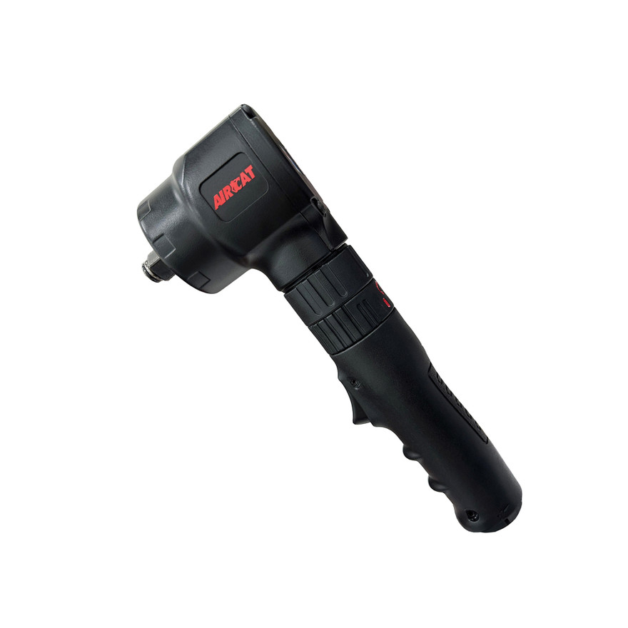 Aircat Pneumatic Tools 1070 Angle Impact Wrench | 500 (ft-lbs) Max Torque | 9700 RPM | 1/2" Square Drive