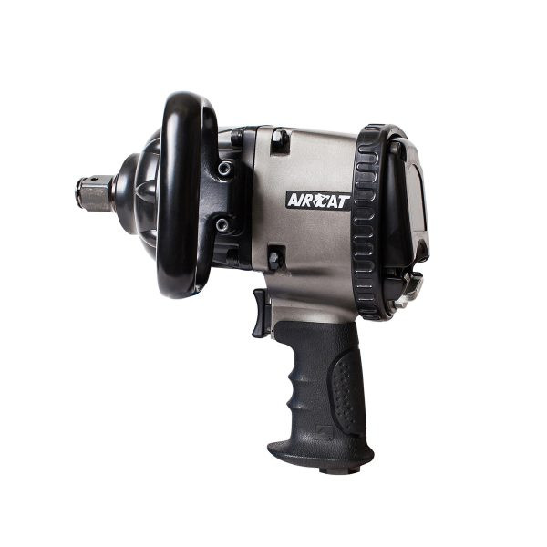 Aircat Pneumatic Tools 1880-P-A Pistol Grip Impact Wrench | 1700 (ft-lbs) Max Torque | 4800 RPM | 1" Square Drive