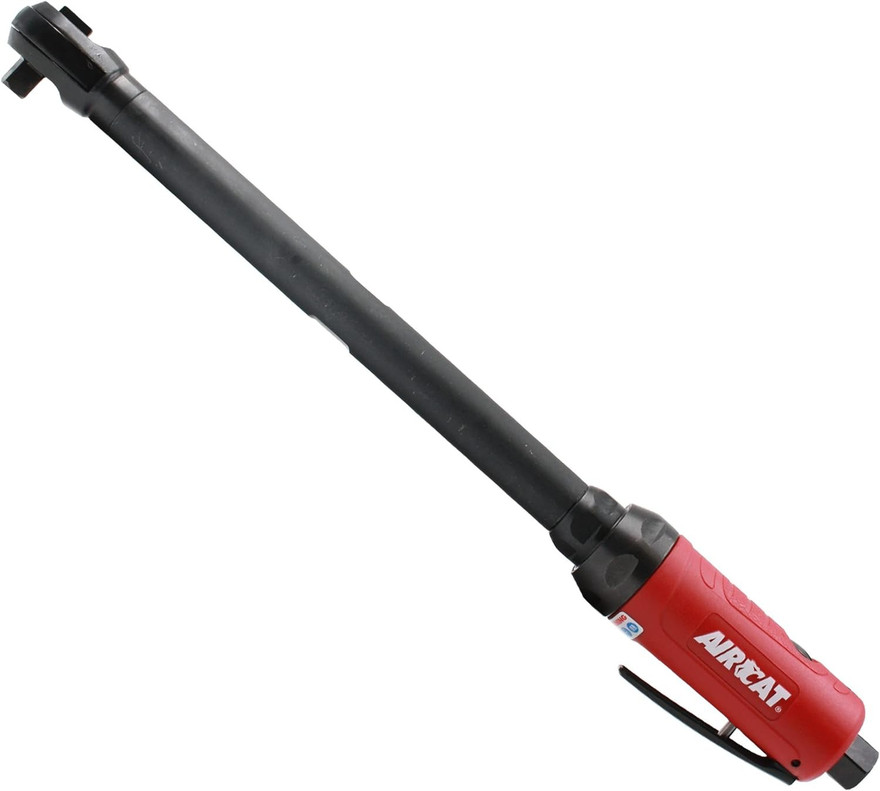 Aircat Pneumatic Tools 808-15-25-A Long Reach Composite Ratchet | 35 (ft-lbs) Max Torque | 200 RPM | 1/4" Square Drive