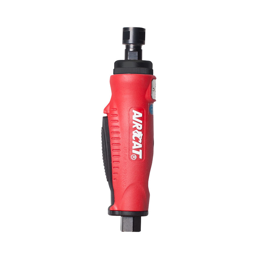 Aircat Pneumatic Tools 6201 Composite Straight Die Grinder | 0.5 HP | 20000 RPM | 1/4" Collet Size | Rear Exhaust