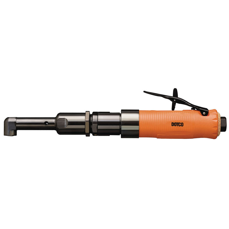 Dotco 15LF287-52 Heavy Duty Head Right Angle Pneumatic Drill | 15LF Series | 0.4 HP | 420 RPM | Composite Housing | Rear Exhaust
