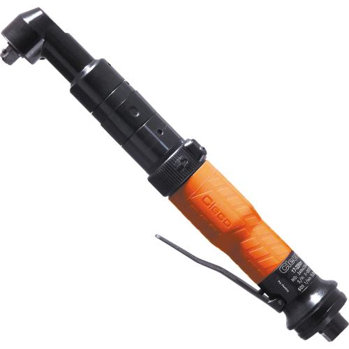 Cleco 34RAA75AZ3 Clutch Shut-Off Pneumatic Angle Nutrunner | Collar Reverse | Lever Start | 34 Series | 155 RPM | 3/8" Square Drive | 55 (ft-lbs) Max Torque