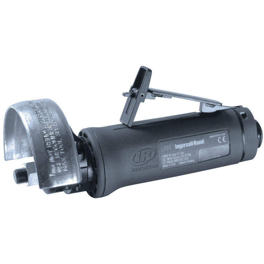 Ingersoll Rand G1H200RH63 Horizontal Grinder | 0.4 HP | 20,000 RPM | 3/8" 24 Thread, 3" Guard | Rear Exhaust