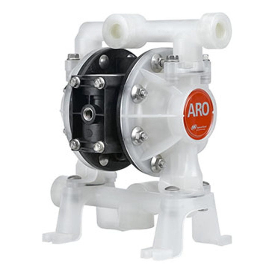 ARO PD05P-AES-DTT-B Compact Diaphragm Pump | Pro Series | 1/2" Non-Metallic | 14.4 Maximum GPM | PTFE Ball Material