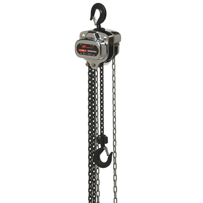 Ingersoll Rand SMB010-15-11V Silver Series Manual Chain Hoist | 15' Standard Lift | 1 (metric tons) Capacity | 1 Chain Falls