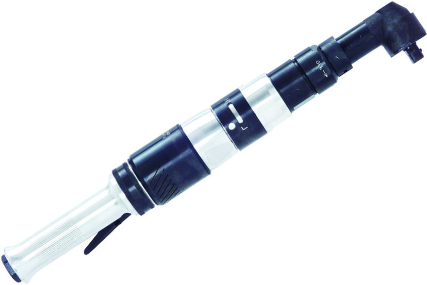 Cleco 75RNAL-3X-6 Clutch Shut-Off Pneumatic Angle Nutrunner | Collar Reverse | Lever Start | 75 Series | 110 RPM | 225 (ft-lb) Max Torque
