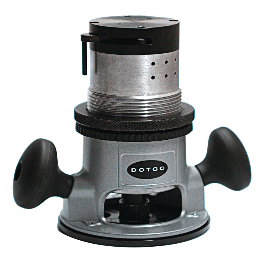 Dotco 10T4318-62 Base Mount Router | 10-43 Series | 1.7 HP | 18,000 RPM | 1/2" Shank Diameter Capacity | Aluminum Housing