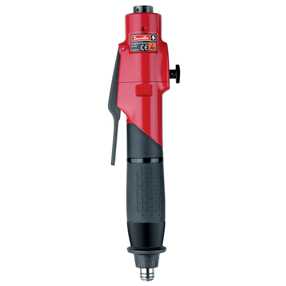 Desoutter SC2-055-L700-S4Q Inline Pneumatic Screwdriver | 700 RPM | 4.4-48.4 (in-lb) Torque Range | Shut-Off Clutch | Lever-Start