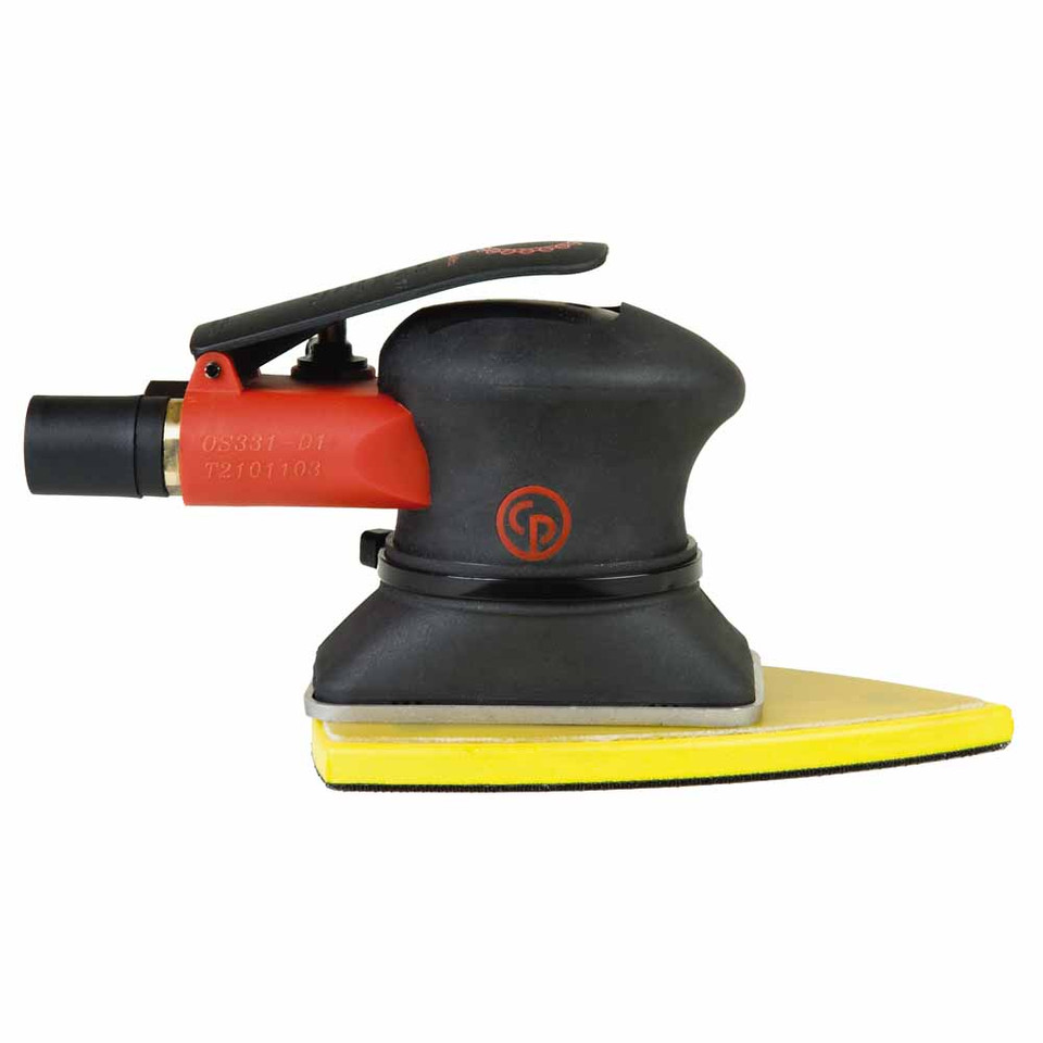 Chicago Pneumatic CP7267E Jitterbug Delta Sander | 0.3 HP | 10,000 RPM | 3-7/8"-5-5/8" Pad | 3/32" Orbit | Non Vacuum