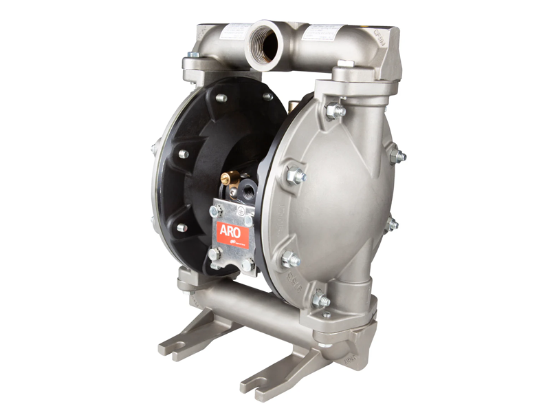 ARO 666101-3EB-C Pro Series Diaphragm Pump | 1" Metallic | 35 (GPM) Max Flow | Santoprene Ball Material