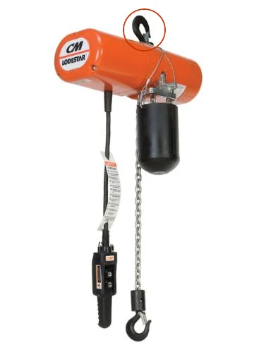 CM Lodestar 3660NH Swivel Hook for Hoist Suspensions | R-RR Model
