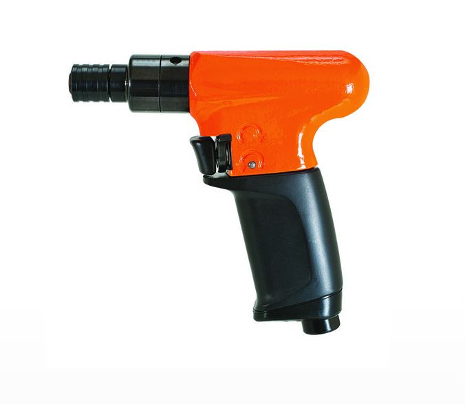 Cleco 19TTS04Q Pneumatic Stall T-Handle Screwdriver | Trigger Start | 19 Series | 1,100 RPM | 3.3 (ft-lbs) Max Torque | 1/4" Hex Quick Change Drive