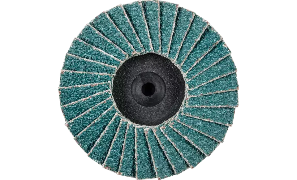 Pferd 42924 Mini Polifan Flap Disc | 2" Diameter | Zirconia Alumina 40 Grit | Type CDR | Sold by Box of 10