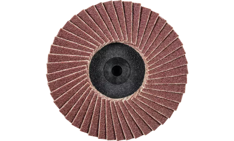 Pferd 42915 Mini Polifan Flap Disc | Arbor Hole | 2" Diameter | Aluminum Oxide 120 Grit | Type  CDR | Sold by Box of 10