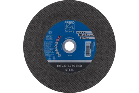 Pferd 63510 SG STEEL Type 1 Cut-Off Wheel | 9" Diameter | 7/8" Arbor Hole | 1/8" Thickness | Sold by Box of 25