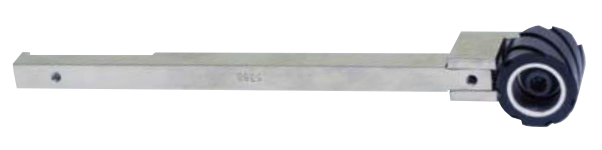 Dynabrade Dynafile III Contact Arm Assembly | 15368 | 1" D x 1" W | Serrated Rubber Wheel