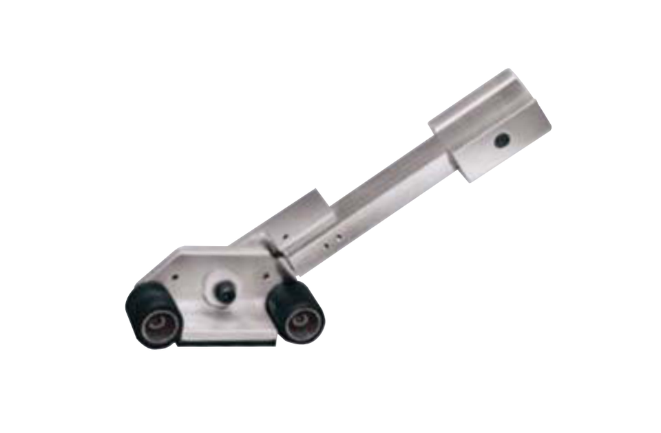 Dynabrade Dynabelter 11668 Contact Arms | 1" D x 1" W | Rubber Wheel | 1" W Platen