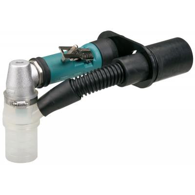 Dynabrade 56715 Right Angle Die Grinder | Central Vacuum | 0.4 HP Motor | 12,000 RPM | Extended Muffler | Rear Exhaust | 1/4" & 6 mm Collets
