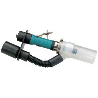 Dynabrade 56751 Straight-Line Die Grinder | Central Vacuum | 0.4 HP Motor | 5,000 RPM | Extended Muffler | Rear Exhaust | 1/4" & 6 mm Collets