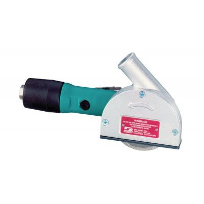 Dynabrade 52538 3" Right Angle Central Vacuum Cut-Off Wheel Tool | 0.4 HP | 12,000 RPM | Rotary Vane | Rear Exhaust | 3/8"-24 Spindle Thread