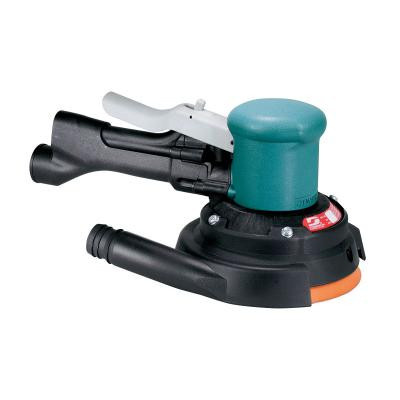 Dynabrade 58443 6" Two-Hand Gear-Driven Sander | Central Vacuum  | .45 HP | 900 RPM | Rear Exhaust | Vinyl-Face Pad