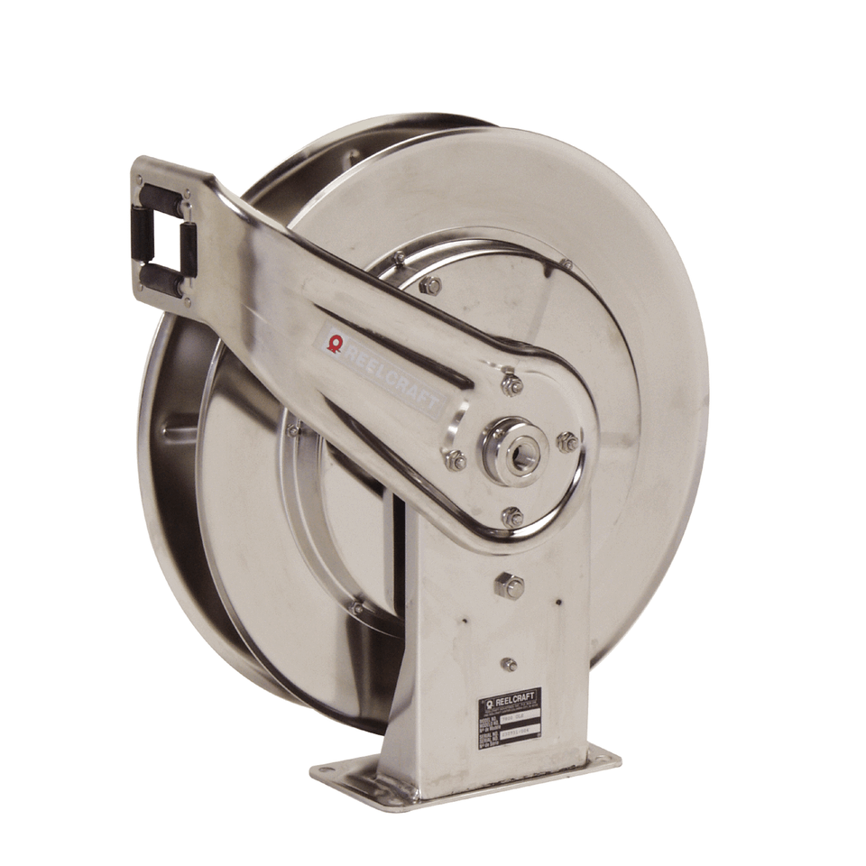 Reelcraft 7800 OLS-S Corrosion Resistant Hose Reel | 1/2 in. Hose Diameter | 50 Ft. Hose Length | 500 Max PSI