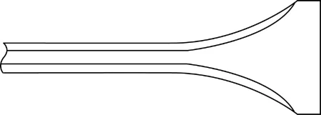 Ingersoll Rand WF-14C-007 Scaling Chisel | 2" Wide | 7" Length | Box of 5