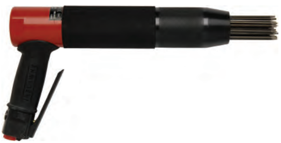 CS Unitec 199.3005 Heavy Duty Low Vibration Needle Scaler | 3,000 BPM | 5.5 CFM | VL303 Pistol Grip