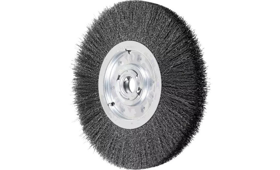 PFERD 81139 Medium Face Crimped Wire Wheel | 12" Diameter | 1-1/2" Width | Carbon Steel Wire