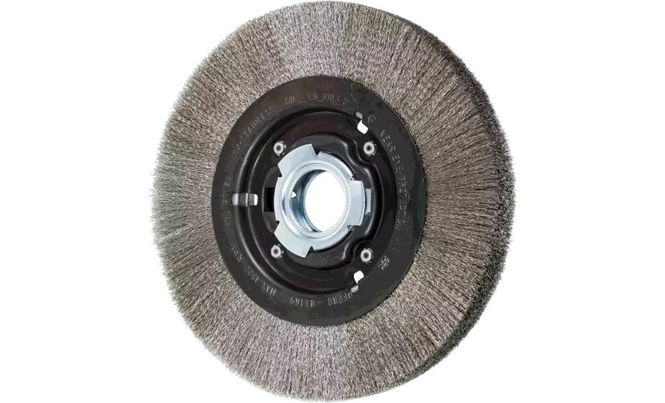 PFERD 81169 Medium Face Crimped Wire Wheel | 8" Diameter | 1" Width | Stainless Steel Wire (INOX)