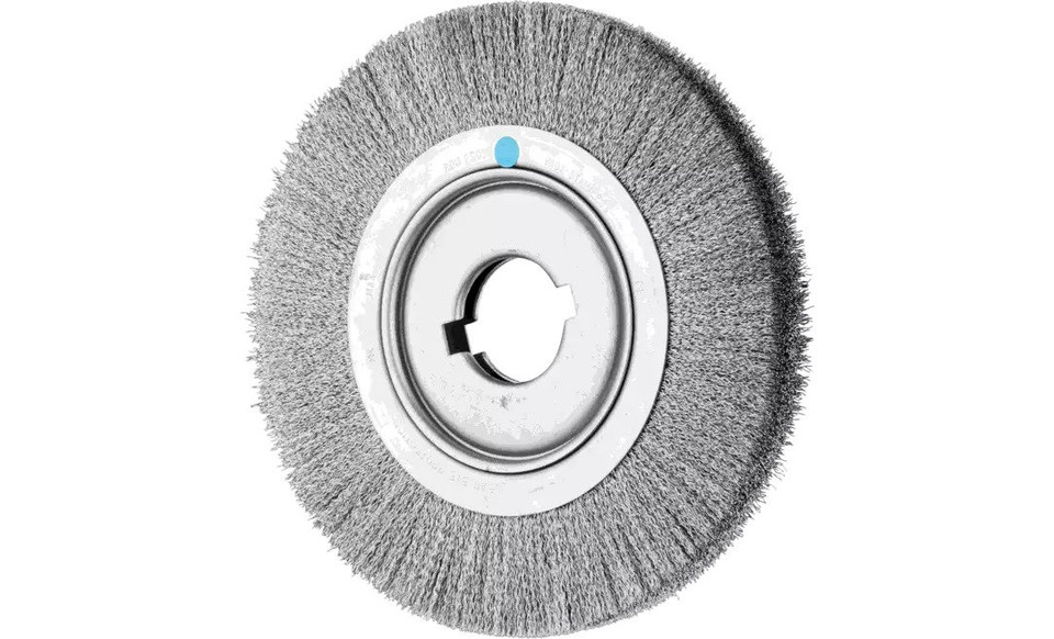 PFERD 81178 Medium Face Crimped Wire Wheel | 10" Diameter | 1-1/4" Width | Stainless Steel Wire (INOX)