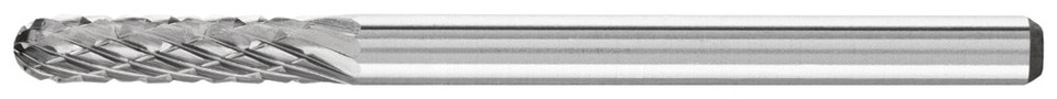 PFERD 23191 Carbide Bur | SCTI SC-42 | Cylindrical Shape C with Radius End | 1/8" Shank | Single Cut