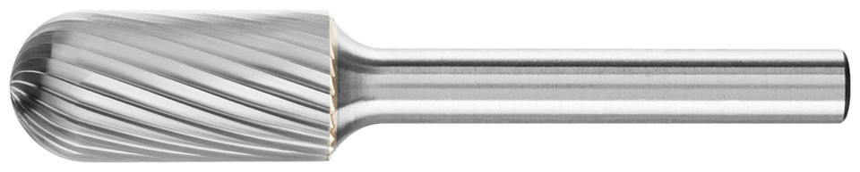 PFERD 24461 Carbide Bur | SCTI SC-5 | Cylindrical Shape C with Radius End | 1/4" Shank | Single Cut