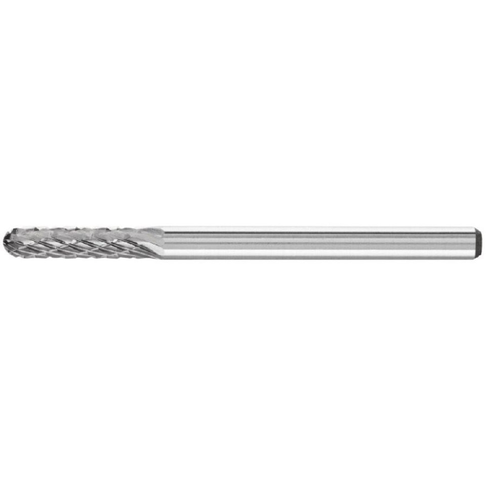 PFERD 23192 Carbide Bur | SCTI SC-42 | Cylindrical Shape C with Radius End | 1/8" Shank | Double Cut