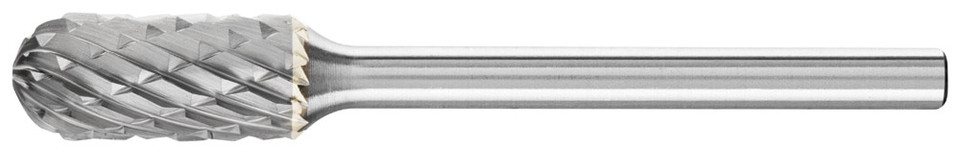 PFERD 23202 Carbide Bur | SCTI SC-51 | Cylindrical Shape C with Radius End | 1/8" Shank | Double Cut