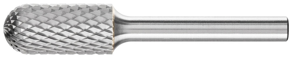 PFERD 24463 Carbide Bur | SCTI SC-5 | Cylindrical Shape C with Radius End | 1/4" Shank | Diamond Cut