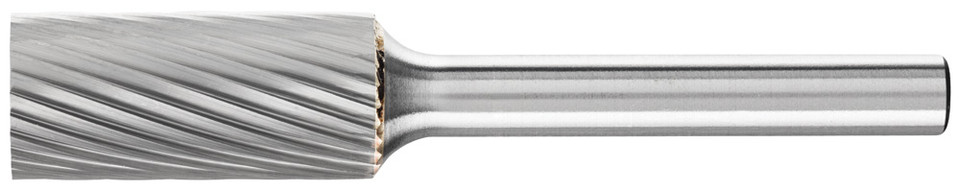 PFERD 24101 Carbide Bur | SCTI SA-5 | Cylindrical Shape A with Plain End (Uncut) | 1/4" Shank | Single Cut