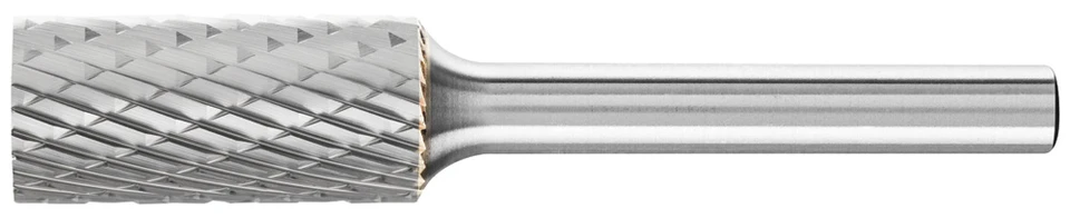 PFERD 24102 Carbide Bur | SCTI SA-5 | Cylindrical Shape A with Plain End (Uncut) | 1/4" Shank | Double Cut