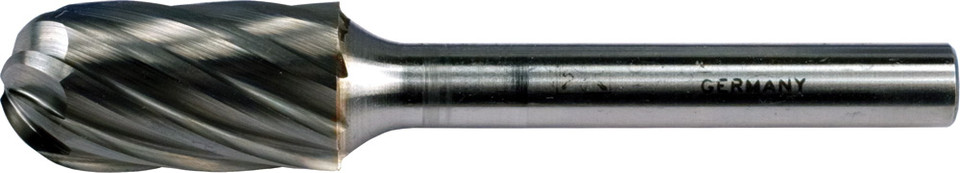 PFERD 24465 Carbide Bur | SCTI SC-5 | Cylindrical Shape C with Radius End | 1/4" Shank | Aluminum Cut