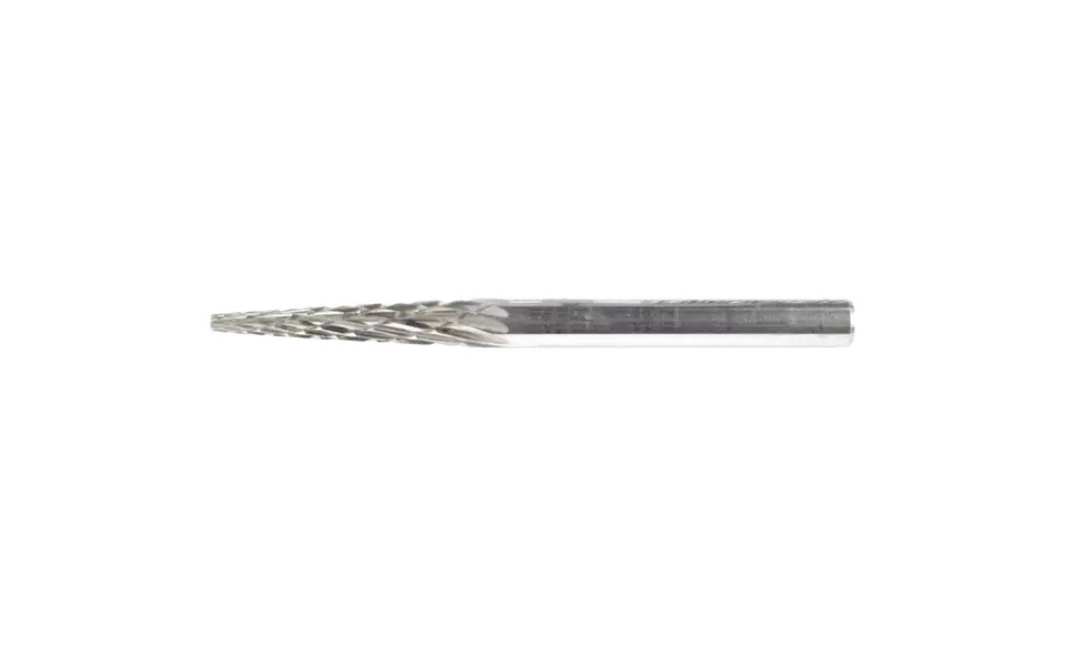 PFERD 23492 Carbide Bur | 1/8" Diameter | SCTI SM-43 | Cone Shape M with Pointed End | Double Cut