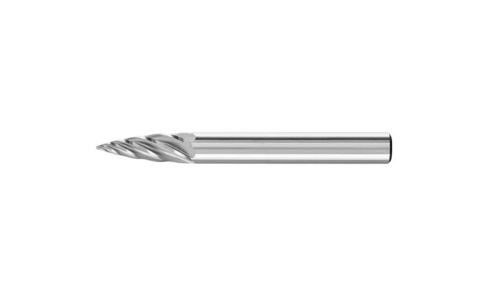 PFERD 24787 Carbide Bur | 1/4" Diameter | SCTI SG-1 | Tree Shape G with Pointed End | INOX Cut