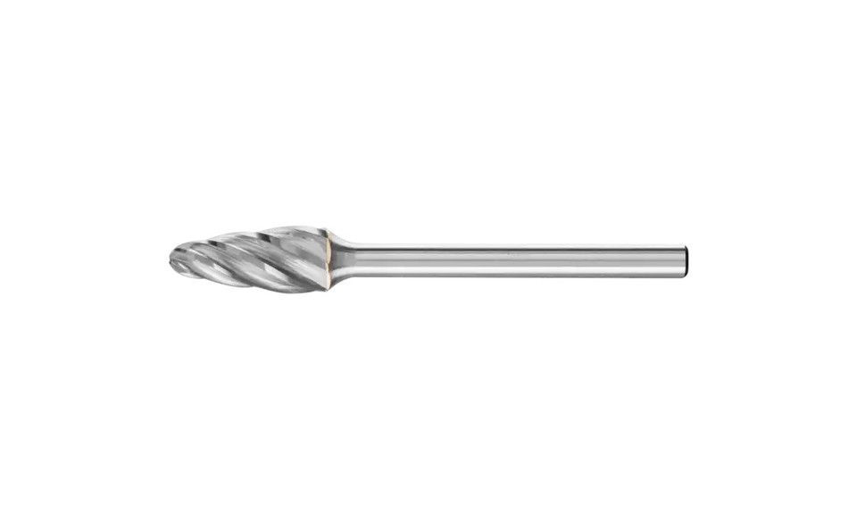 PFERD 23325 Carbide Bur | 1/4" Diameter | SCTI SF-51 | Tree Shape F with Radius End | ALU Cut