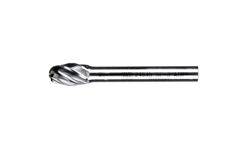 PFERD 24645 Carbide Bur | 3/8" Diameter | SCTI SE-3 | Oval Shape E | ALU Cut
