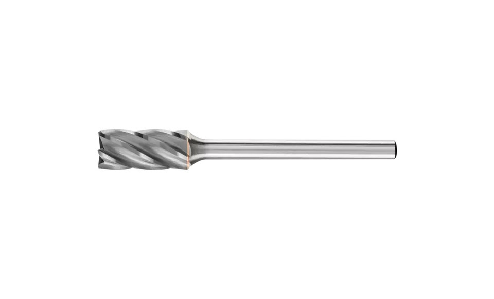PFERD 23175 Carbide Bur | 1/4" Diameter | SCTI SB-51 | Cylindrical Shape B with End Cut | ALU Cut